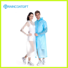 Clear Adult Long PVC Raincoat (RVC-017A)
